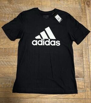 Adidas Men’s Black Shirt Short Sleeve Tee Size Small NWT